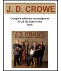 Book - J.D.Crowe Banjo Solos in tablature from the album J.D. Crowe & The New South Lefty's Old Guitar