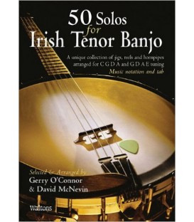 Book - Gerry O'Connor - 50 Solos For Irish Tenor Banjo Book/CD Set