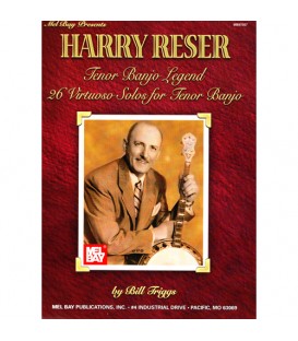 Book - Harry Reser Tenor Banjo Legend 26 Virtuoso Solos for Tenor Banjo