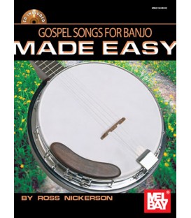 Book - Gospel Songs for Banjo Made Easy Book and CD