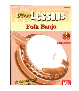 Book - First Lessons Folk Banjo Book/CD Set