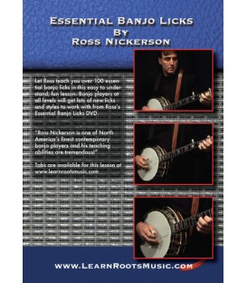 DVD - Essential Banjo Licks DVD by Ross Nickerson