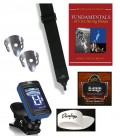 Beginner Banjo Package Deal - Instructional DVD, tuner,picks,strings,strap and membership