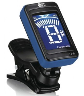 Tuner - Tune Tech TT-5 True Blue Chromatic Clip-On Vibration Tuner