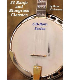 CD ROM - 24 Banjo and Bluegrass Classic CD Rom Series/two discs  CD Rom Series/two discs