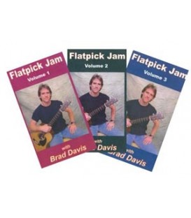 CD - Flatpick Jam Vols 1, 2,  &  3 (CD) with Brad Davis