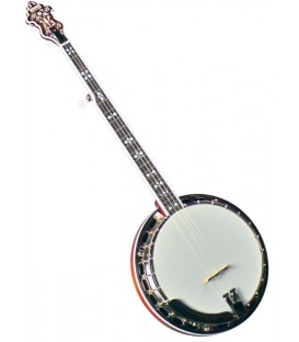 Banjo - Flinthill FHB-280 Mahogany Resonator Banjo with hardshell case