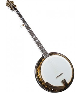 Banjo - Flinthill FHB-287A Maple Resonator Banjo with hardshell case - Raised Head