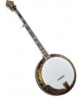 Banjo - Flinthill FHB-287A Maple Resonator Banjo with hardshell case - Raised Head