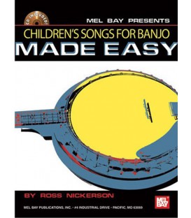 Childrens Songs for Banjo Made Easy Book and CD