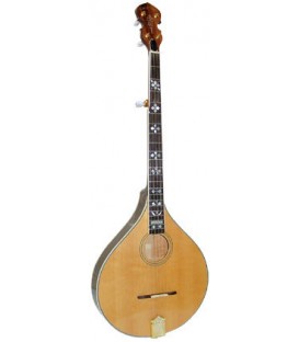 Gold Tone Pat Cloud Banjola Deluxe Free US Shipping + Hard Case