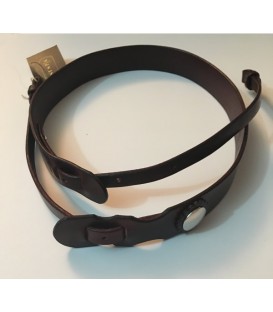 The New Button Post Leather Banjo Strap - Best Leather Strap System