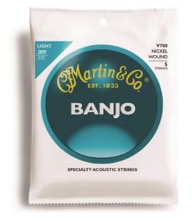 5th String Light Banjo Strings - Martin Vega Banjo Strings - V700