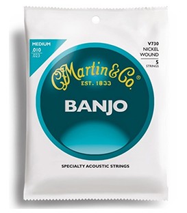 5th String Medium Banjo Strings - Martin Vega Banjo Strings - V730