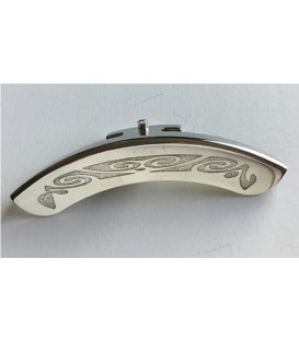 Cobalt-Plated Engraved Banjo Armrest - on Special Sale